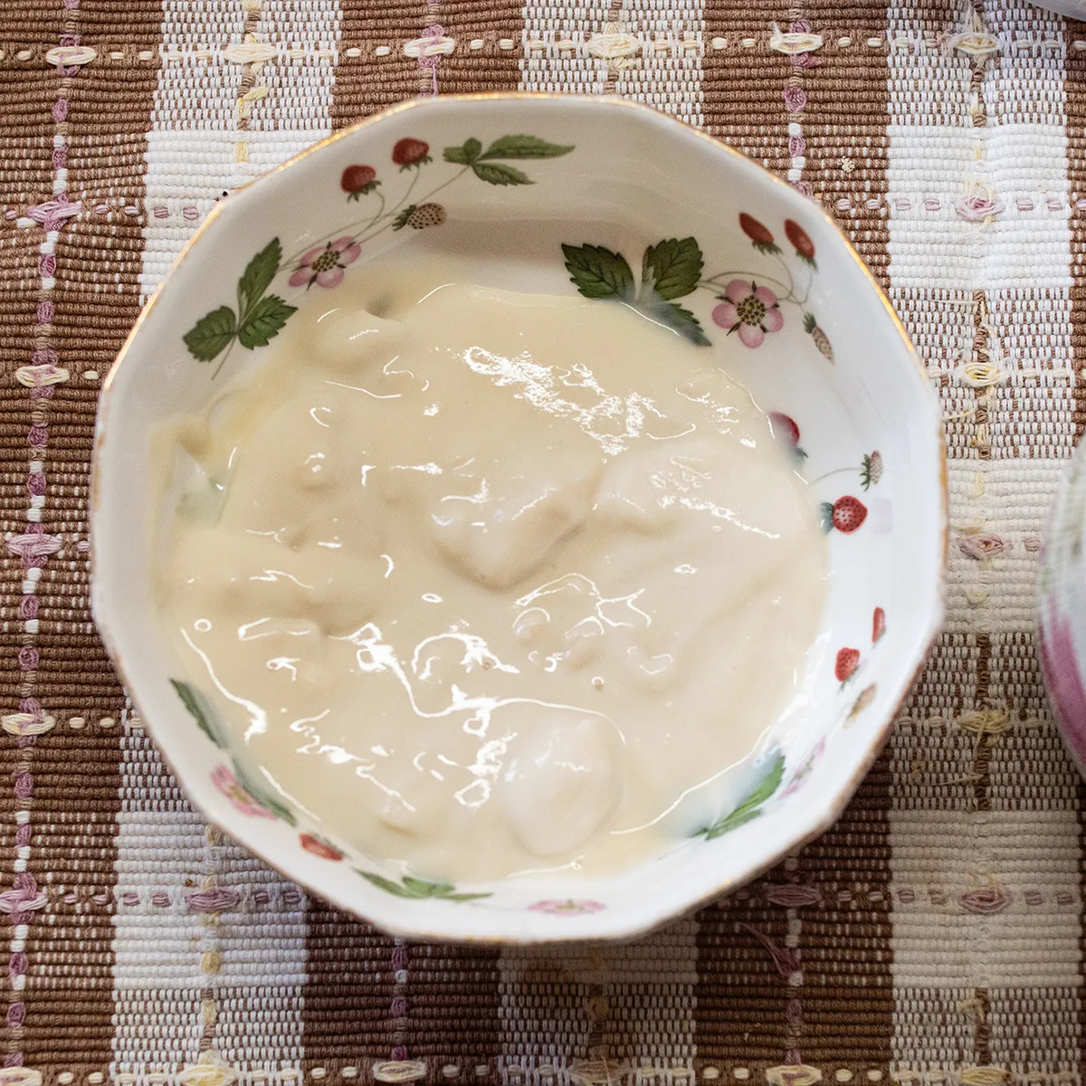 酒粕入りヨーグルト