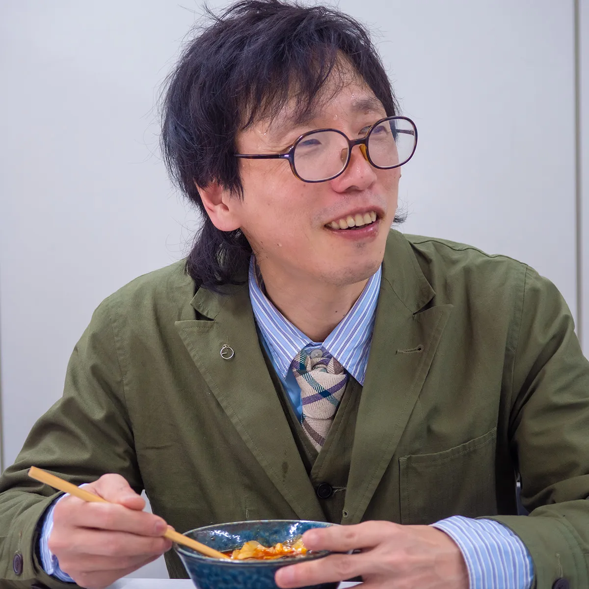 麻辣湯を食べて汗が出すぎたライター